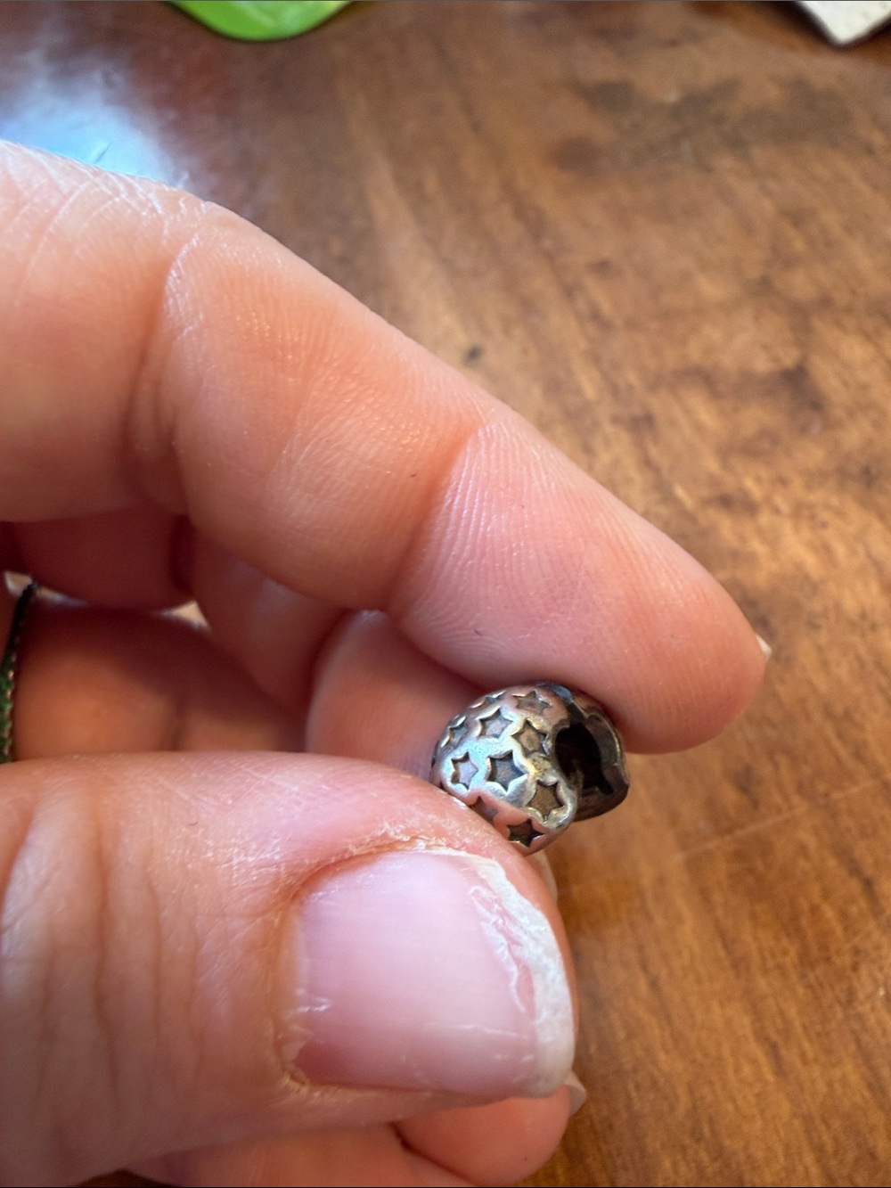 Pandora Sterling Silver Star Dome Charm - Silver